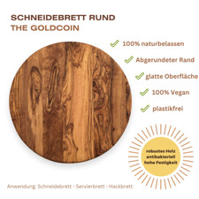 Schneidebrett rund "The