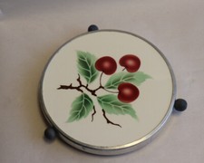 alte Keramik Tortenplatte /