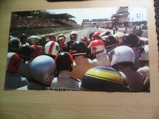 Von 1974: Poster Super-Vau Fahrerbesprechung GP Belgien. Trint, Töpfl,Giger