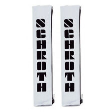 Schroth Gurtpolster silber 2" (50mm) mit Flock - 1 Paar