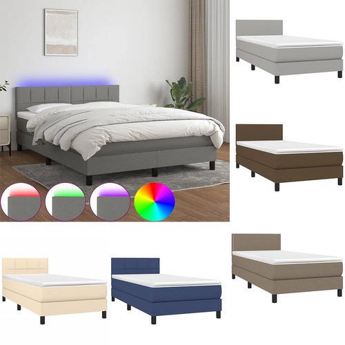Led boxspringbett mit - led, matratze