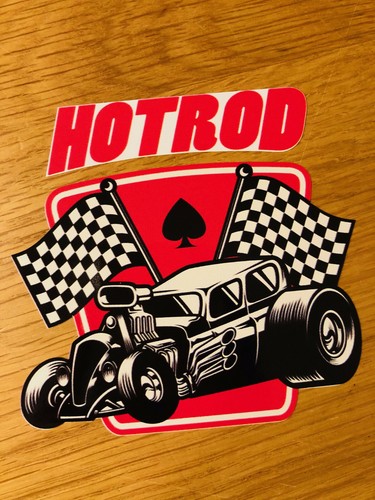 Hot rod aufkleber - hot, sticker