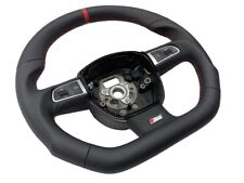 Tuning Lenkrad Leder Lederlenkrad AUDi Q5 8R Multifunktion ABGEFLACHT S-Line