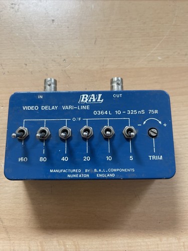 Bal video delay 160 ohm - delay,