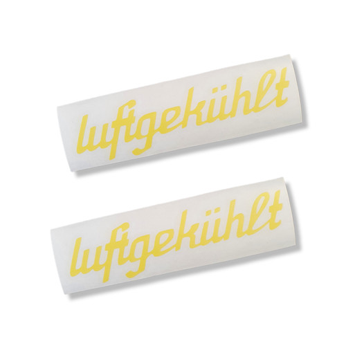 Aufkleber luftgekühlt - luftgekühlt, *