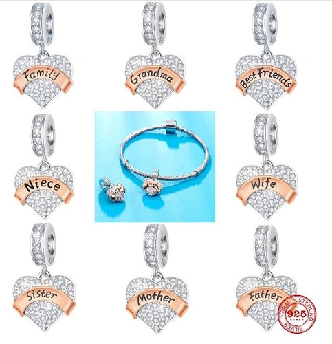Charms anhänger bead herz - bead,
