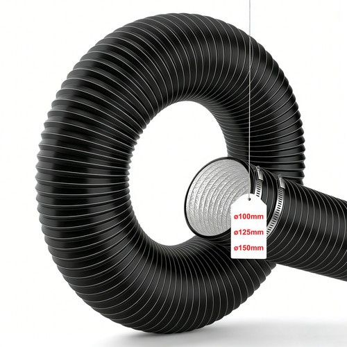 Abluftschlauch ø100 150mm - abluftschlauch, Ø100-150mm