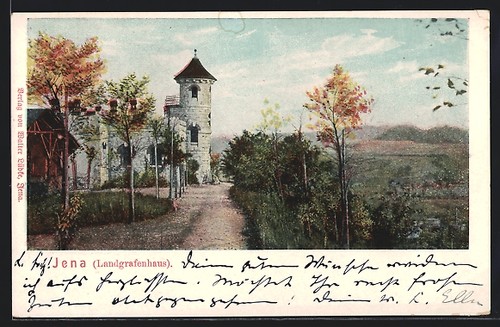 Jena landgrafenhaus mit - landgrafenhaus,