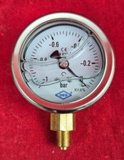 Vakuummeter -1 - 0 bar 1/8" Unterdruckmanometer Pumpenprüfkoffer Glyzerin ø 50mm