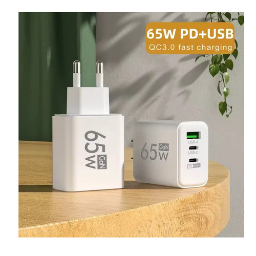 65w usb port fast charger - usb-c,