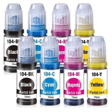 8x Drucker Tinte Refill für