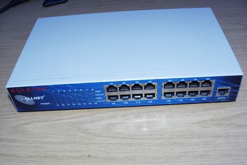Allnet all8166 16port fast - 16port,