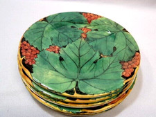 Gien France  Vigne  5 Dessertteller in OVP unbenutzt ca 21,5 cm