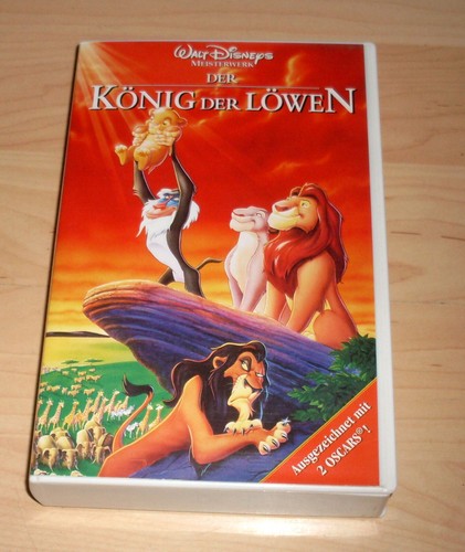 Vhs film könig der - der, löwen