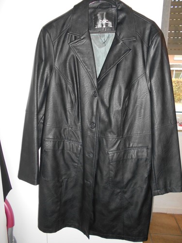 Blazer gehrock lederimitat - blazer,