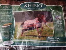 Horseware Rhino Wug Turnout Medium 200 Gramm braun  7'3" = 165 cm 
