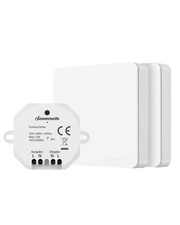 DEWENWILS Funkschalter Set, Funk-Wandschalter 30M Reichweite, 2300W, Weiß