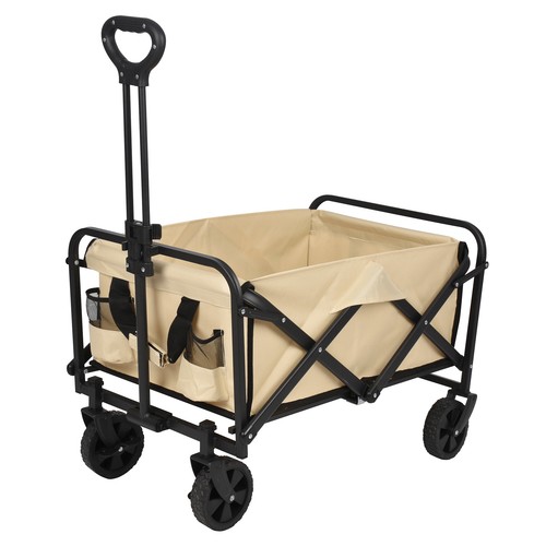 Bollerwagen sandfarben - bollerwagen,