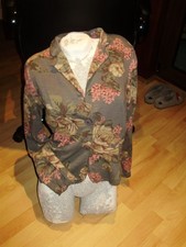 Blazer Jacke Sweat grau bunt