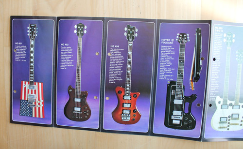 Vintage hoyer guitar - guitar, brochure