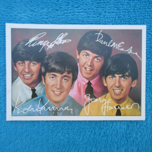 The beatles autogrammkarte - the,