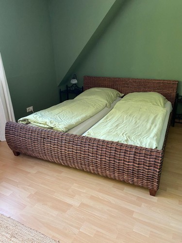 Rattan doppelbett 180x200 - rattan-doppelbett,