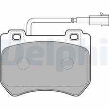 Delphi Bremsbeläge vorne für Alfa Romeo 159 Brera Spider