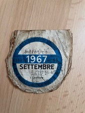 Vespa Lambretta Steuermarke Bollo September 67 Original