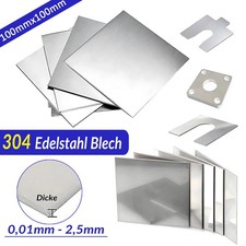 100x100mm Edelstahlblech V2A
