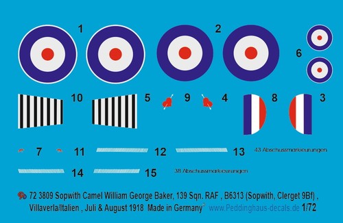 Peddinghaus decals 3809 - 1/72,