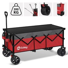 XXXL Faltbarer Bollerwagen mit