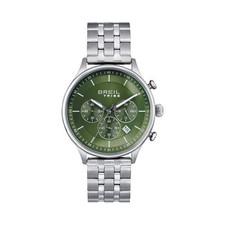 Herrenuhr BREIL Tribe CLASSY EW0641 Chrono Edelstahl Grun