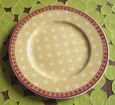 V&B SWITCH PLANTATION SAFRAN   Frühstücksteller 21,5 cm sehr gut  VILLEROY&BOCH