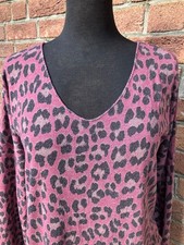 Leoparden Pullover Gr. L