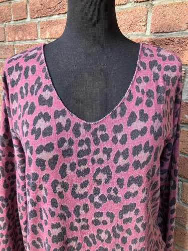 Leoparden pullover l - pullover, gr.