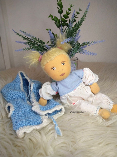 Stoffpuppe mit - 26,