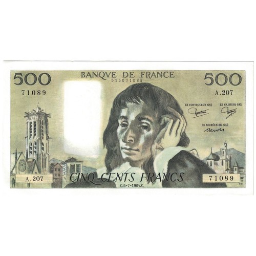 Frankreich 500 francs - 500,