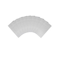 10x Filze Set Weiß für Rakel