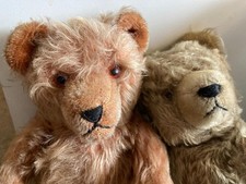 Zwei Antik Teddys aus Mohair