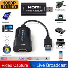 1080P 4K HDMI auf USB 2.0 3.0 Video Capture Card Game Audio Video Live Streaming