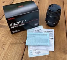 Sigma 18–250 mm f/3.5–6.3 DC Macro OS HSM (APS‑C) Objektiv, sehr gepflegt
