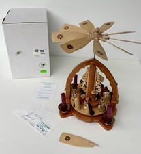 R. Glässer Seiffen Weihnachtspyramide Christi Geburt Erzgebirge 1993 in OVP