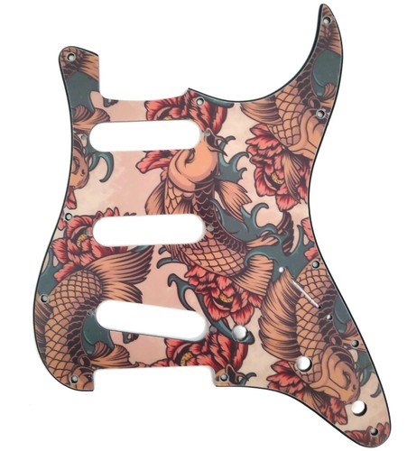 Pickguard carp koi tattoo - carp,