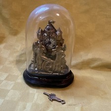 Miniatur Vorderzappler Napoleon Tischuhr Pendeluhr Biedermeier Uhr Antik Wien