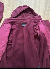 Jack Wolfskin 2-in-1 Jacke Damen Größe M. Magenta Farben