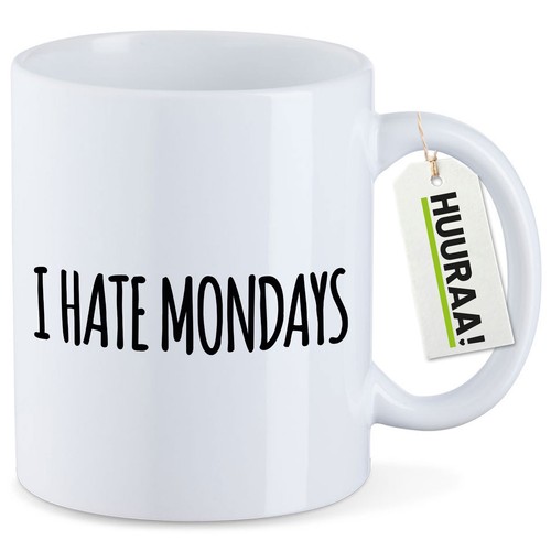 Kaffeetasse hate mondays - kaffeetasse,