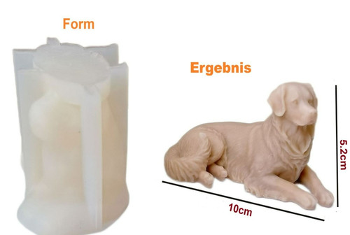 Silikonform labrador golden - labrador,