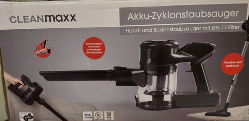 Cleanmaxx akku staubsauger - akku,