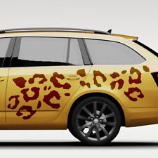 Aufkleber Camouflage Leopard Muster Punkte Safari Tarnmuster Auto Dekorset #1320