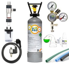 OCOPRO CO2 Anlage Aquarium DLX-450 (Plus) Komplettset | Nachtabschaltung 